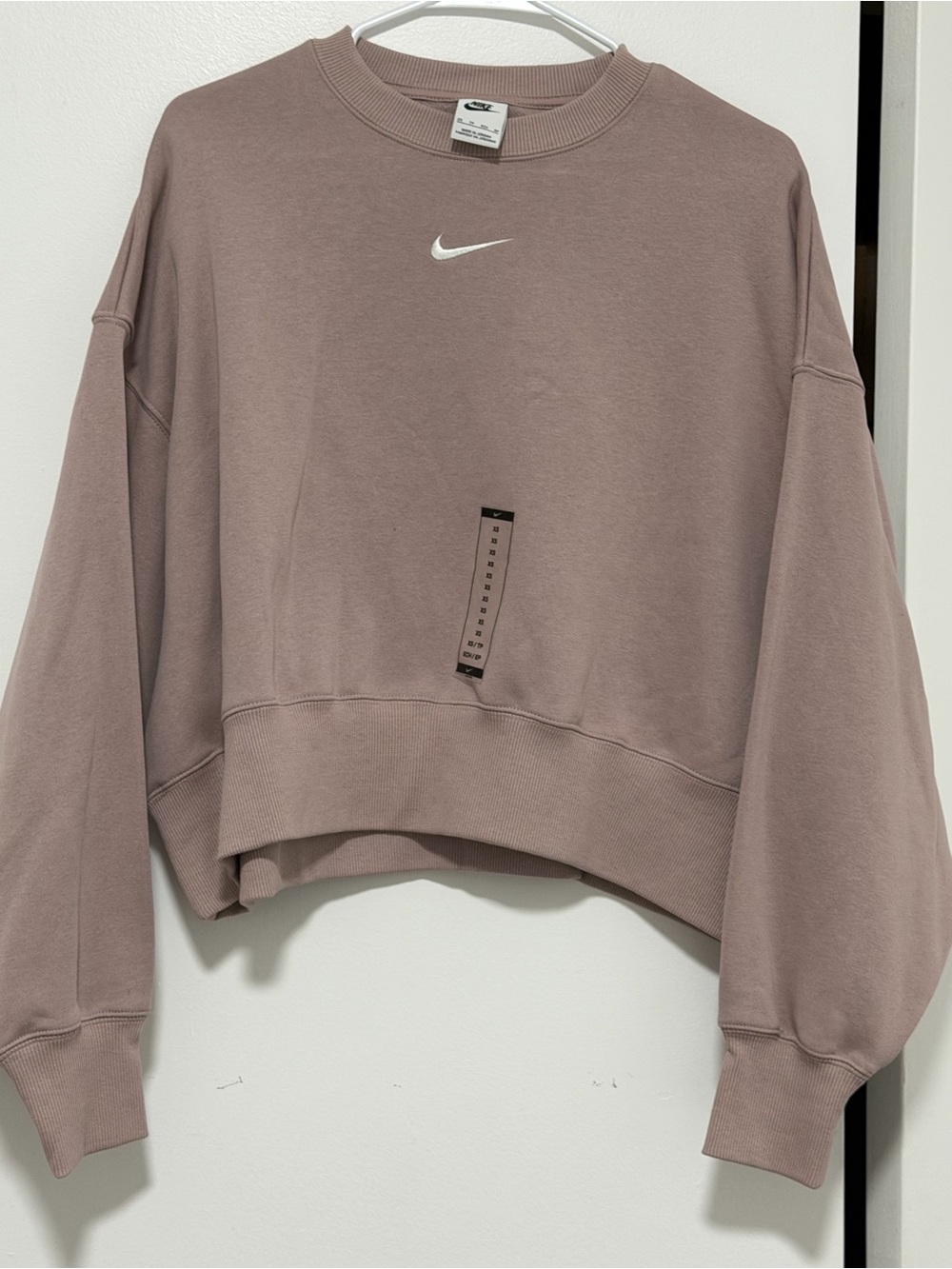 Nike Dusty Mauve Sweatshirt and Joggers Set TOP XS , PANTS M - Picture 3 of 5